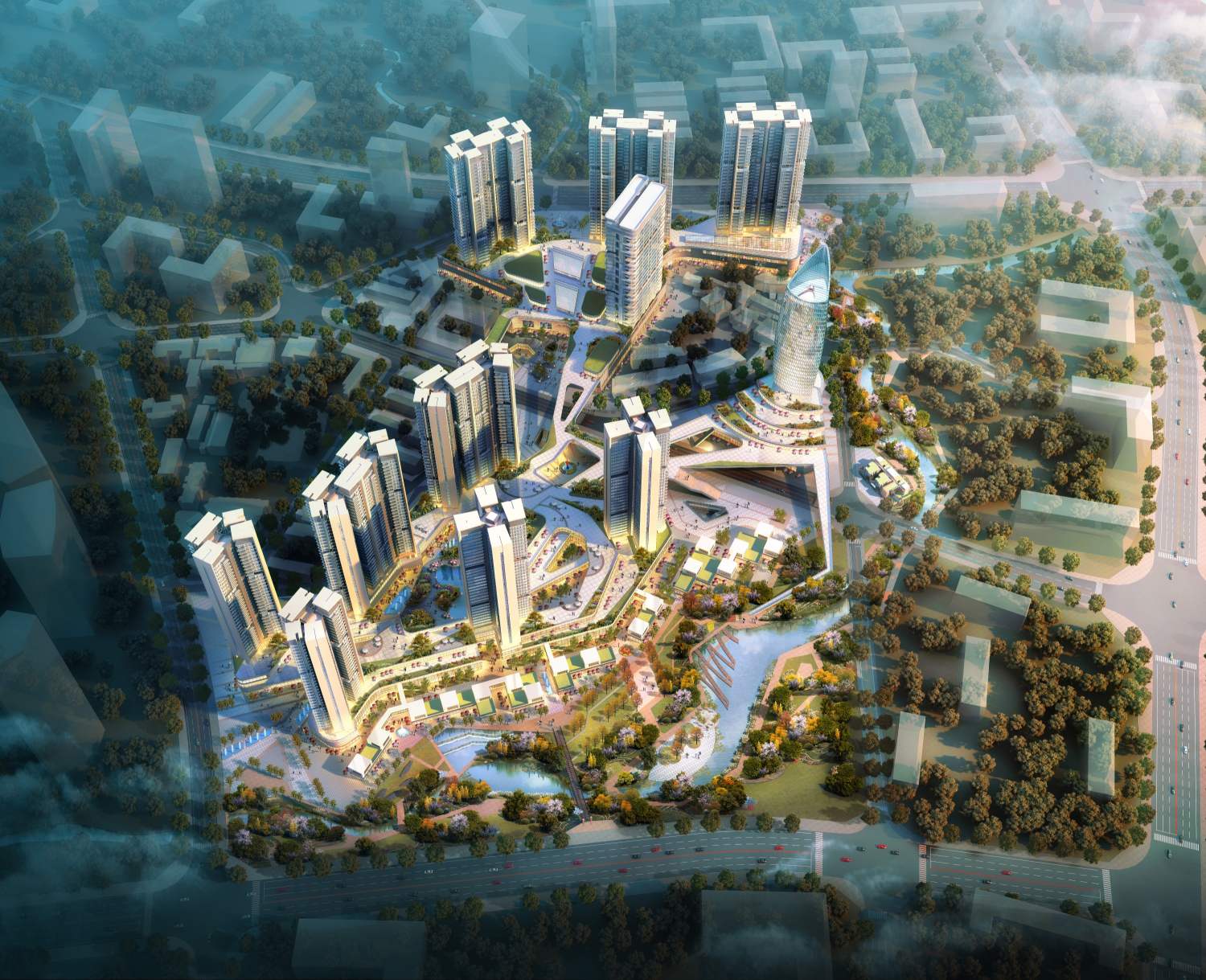 貴州習(xí)水縣朝陽新城概念規(guī)劃設(shè)計(jì)方案