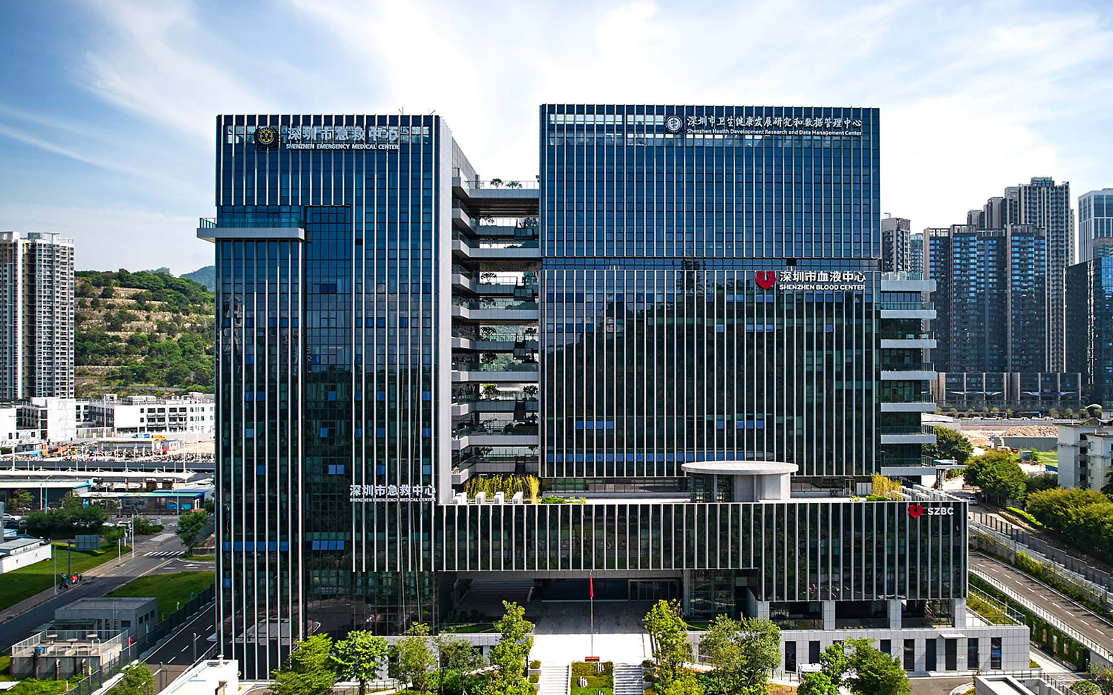 深圳市急救血液信息三中心公共衛(wèi)生服務(wù)綜合樓